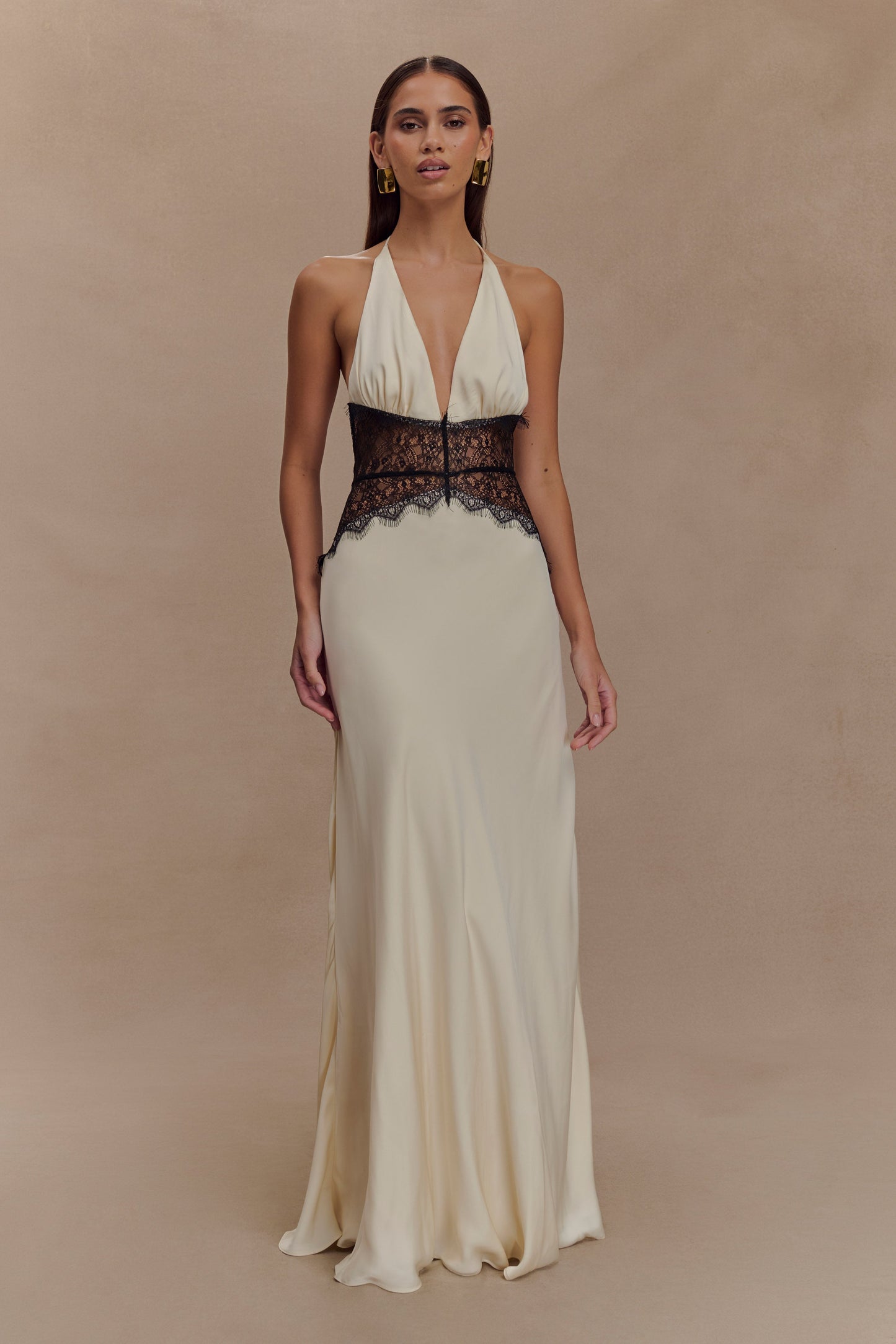 FAZILAH | Dinah Lace Dress Black/Ivory