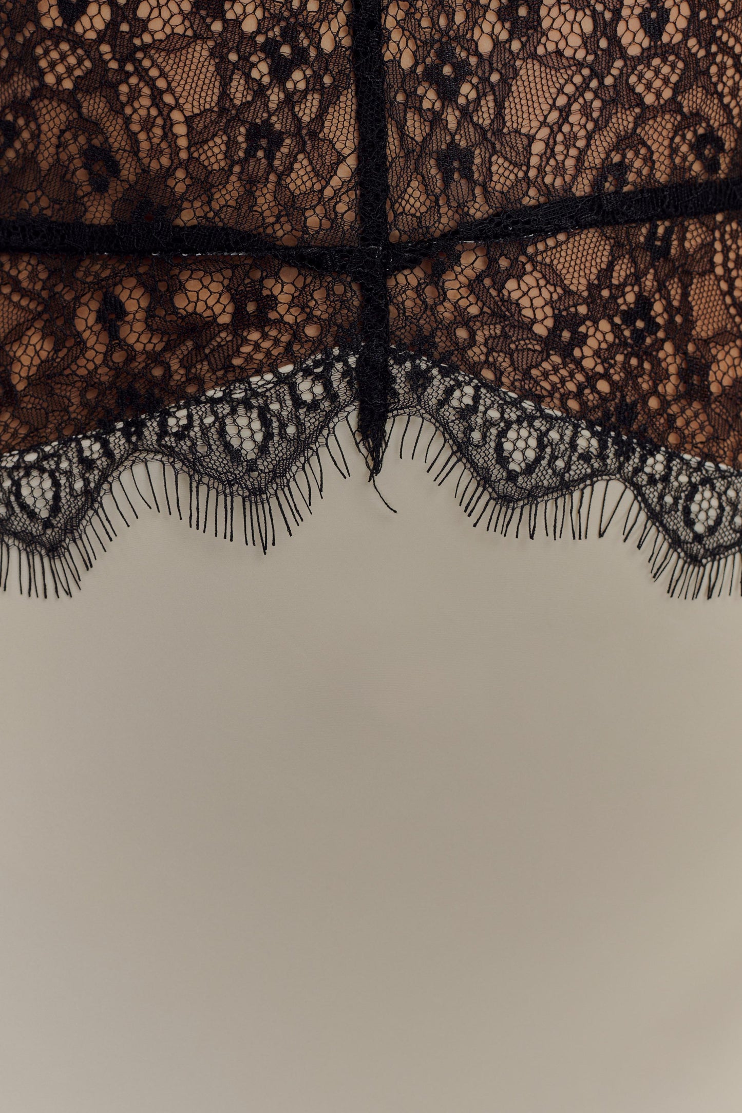 FAZILAH | Dinah Lace Dress Black/Ivory