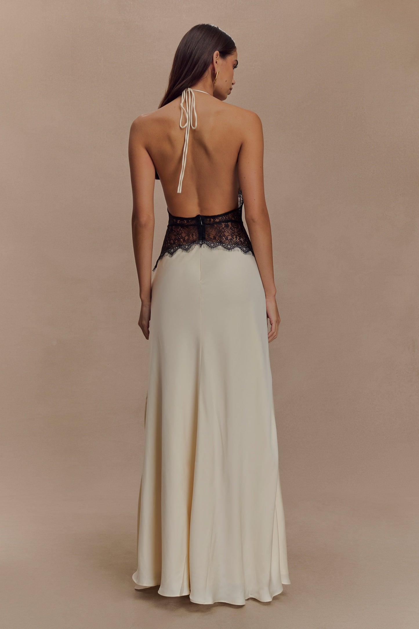 FAZILAH | Dinah Lace Dress Black/Ivory