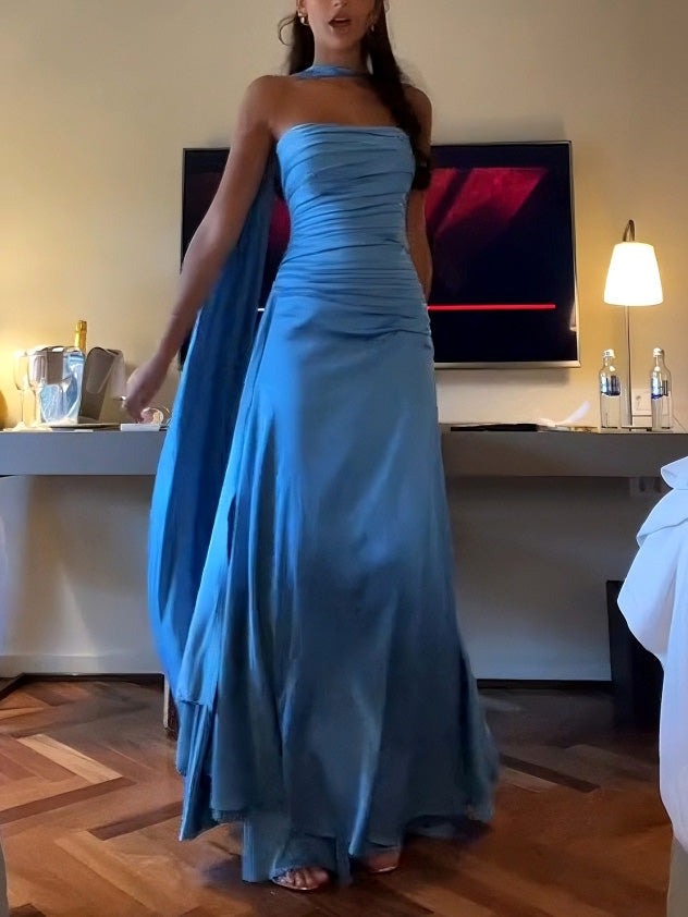 FAZILAH | Elegant Pleated Maxi Dress