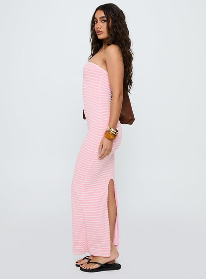FAZILAH | Savins Strapless Maxi Dress
