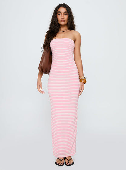 FAZILAH | Savins Strapless Maxi Dress