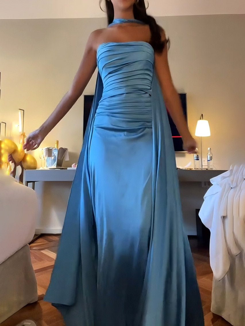 FAZILAH | Elegant Pleated Maxi Dress